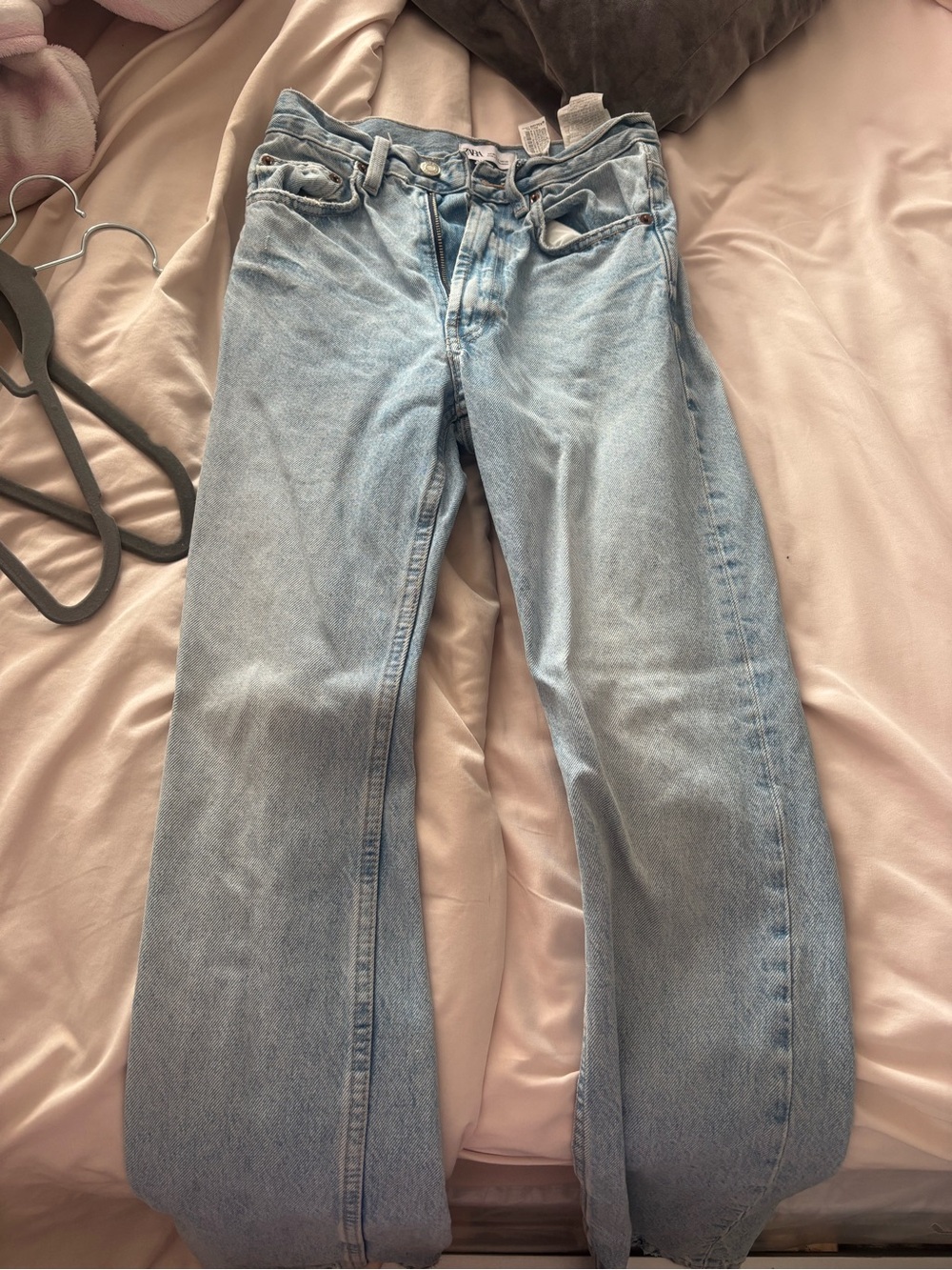Light Blue Women’s Straight-Leg Jeans